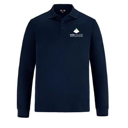 Picture of Birdie - Men's Long Sleeve Pique Mesh Polo