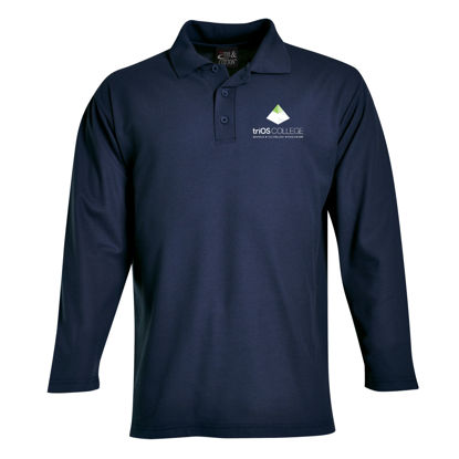 Picture of Long Sleeve Pique Knit Polo