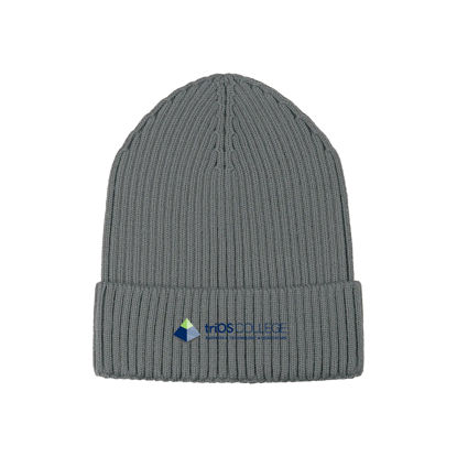 Picture of Ridge Rib Knit Cuff Toque-Grey