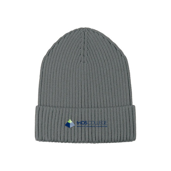 Picture of Ridge Rib Knit Cuff Toque-Grey