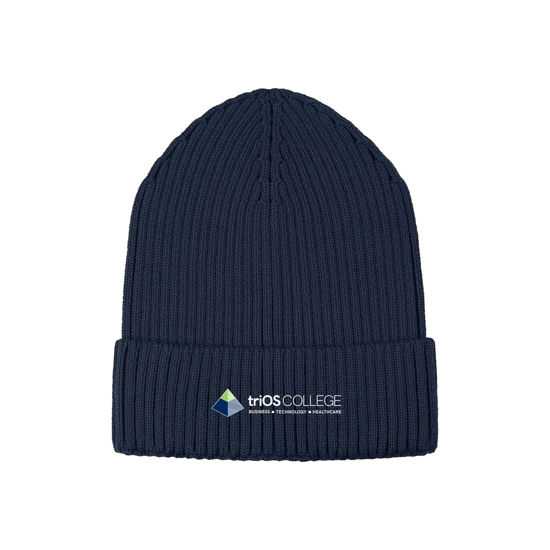 Picture of Ridge Rib Knit Cuff Toque-Navy