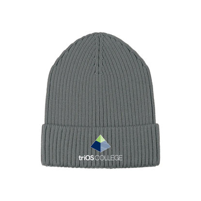 Picture of Ridge Rib Knit Cuff Toque-Grey