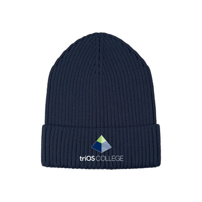 Picture of Ridge Rib Knit Cuff Toque-Navy